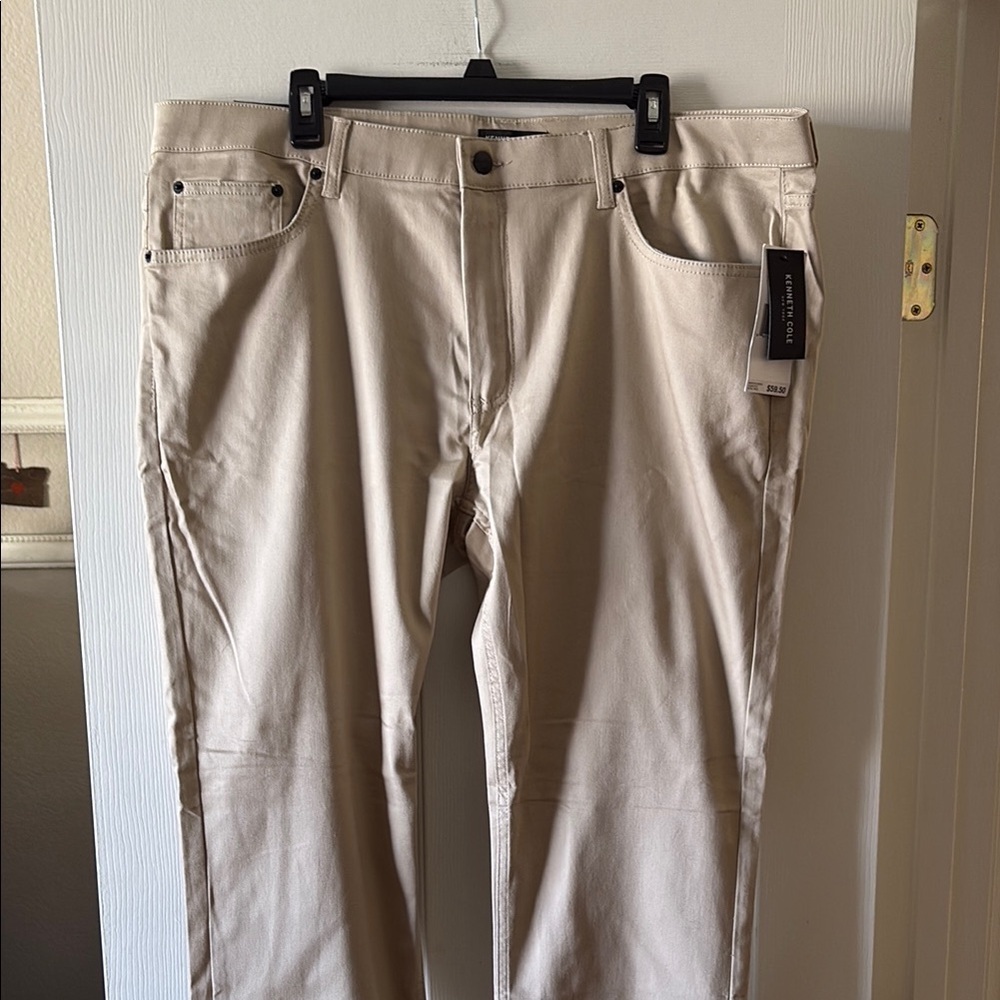 Kenneth Cole New York NWT Khaki (Flax) Pants size 38/32